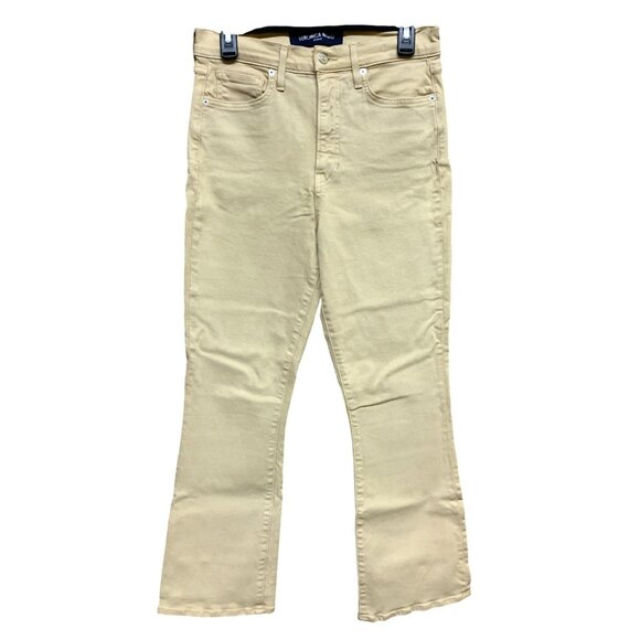 Veronica Beard Women 30 Carolina Skinny Kick-Flare Jeans Stone Khaki High Rise - Picture 3 of 16